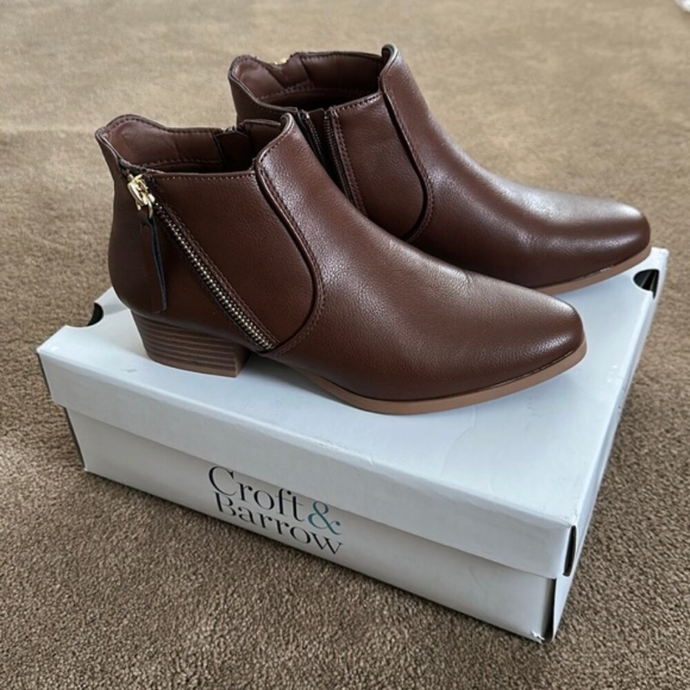 Croft and Barrow Women’s Ankle Boots Style BATTER